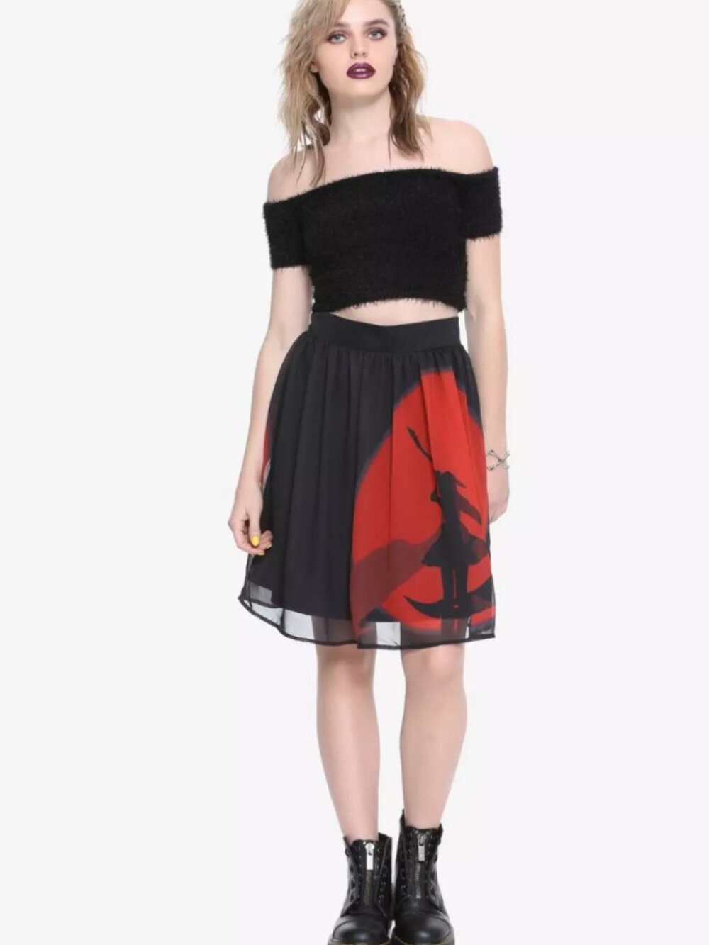 HOT TOPIC RWBY Chiffon Skirt Anime & Manga